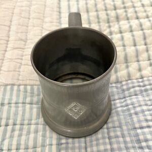 Antique Reed & Barton Pewter Tankard with Glass Base – Dated 1898